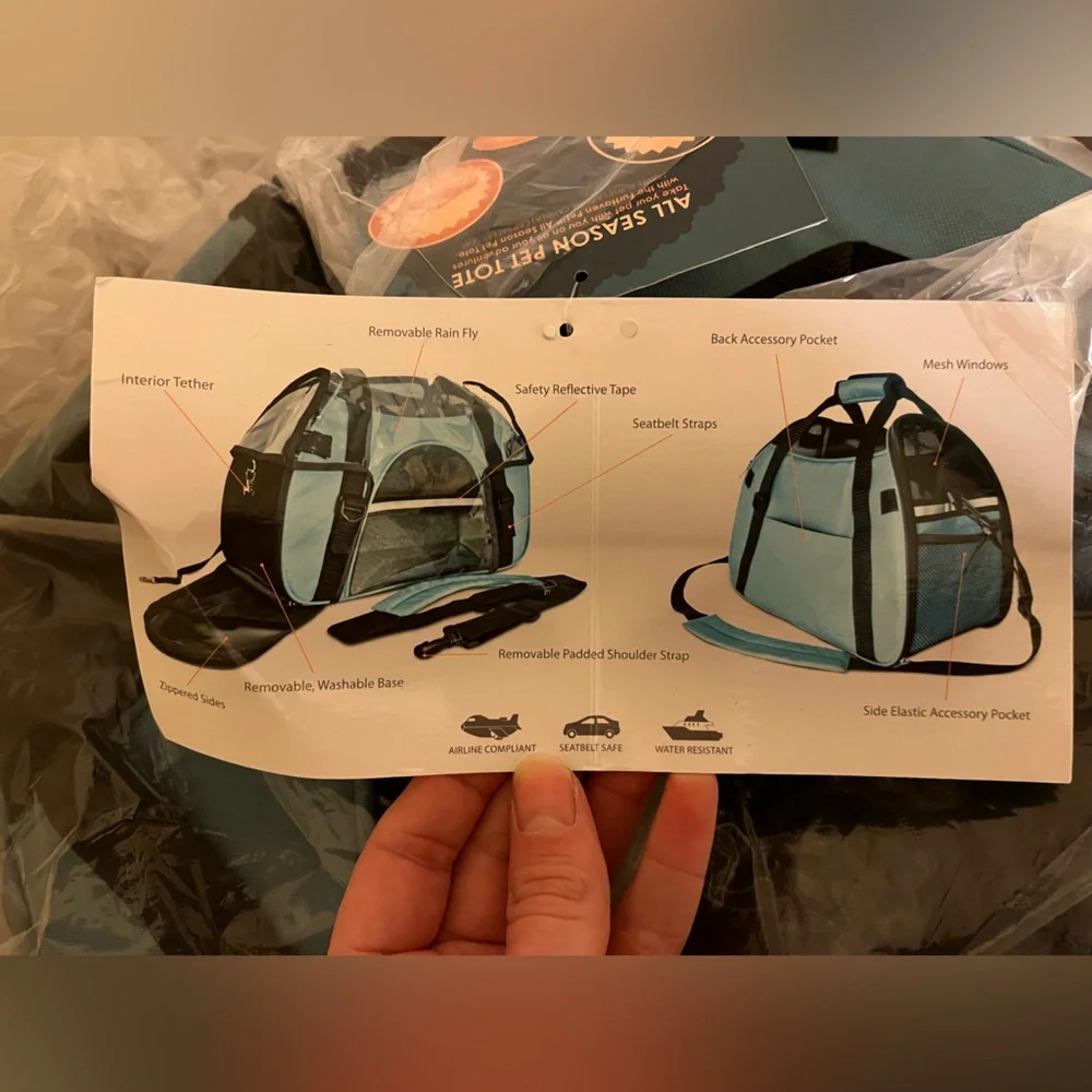 New in the bag: all season pet tote
